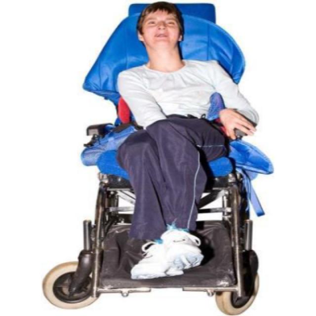 A wheelchair user.