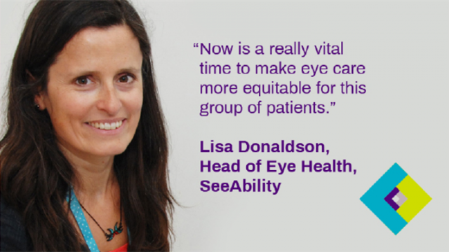 The new pathway aims to improve eye care for people with learning disabilities.