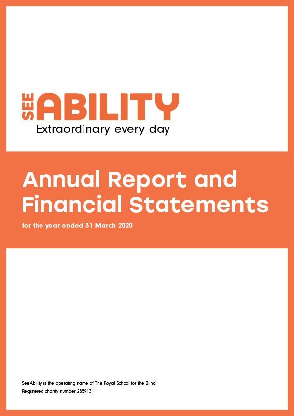 The title cover of our annual report 2020