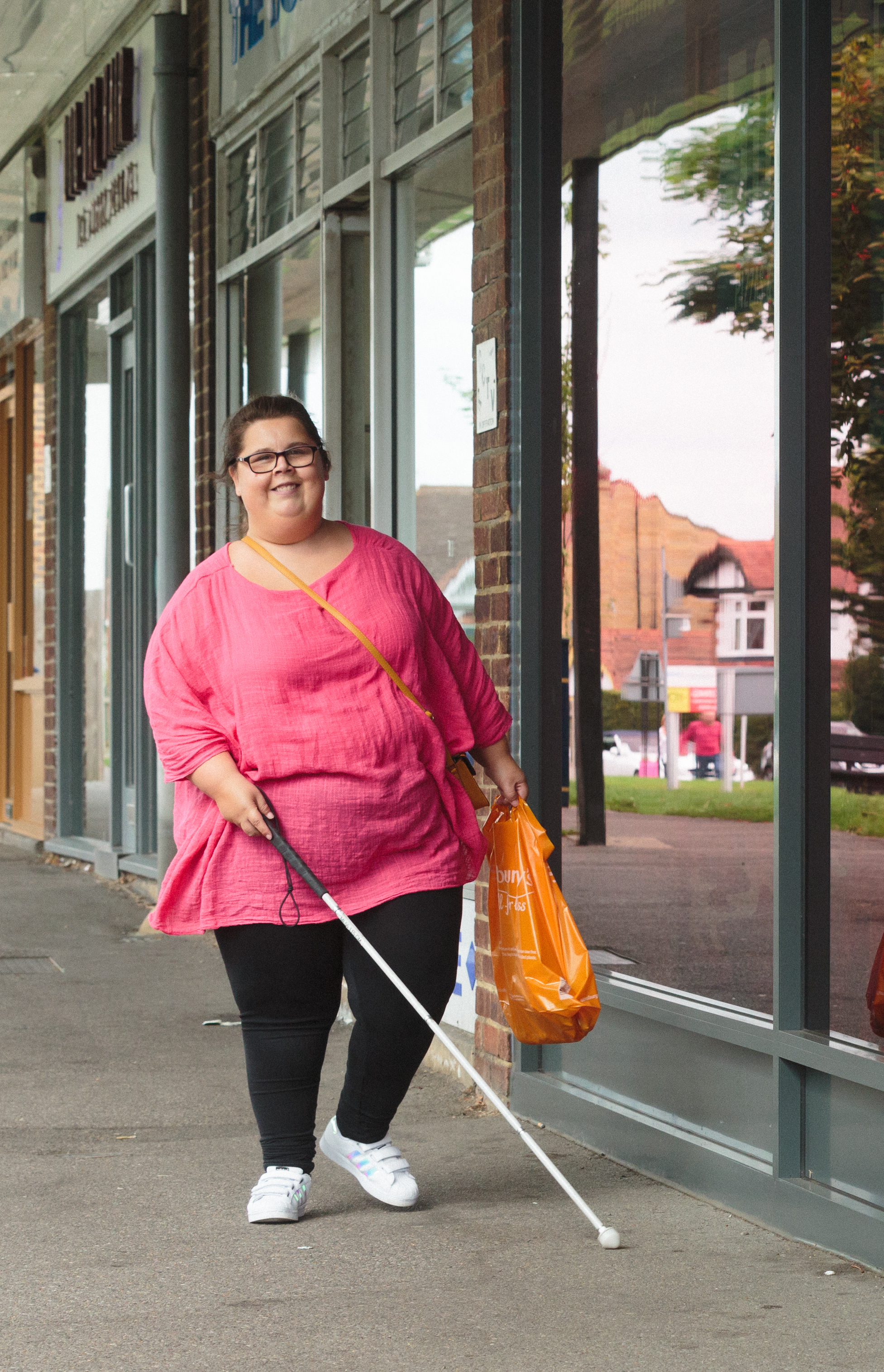 Charlotte out shopping