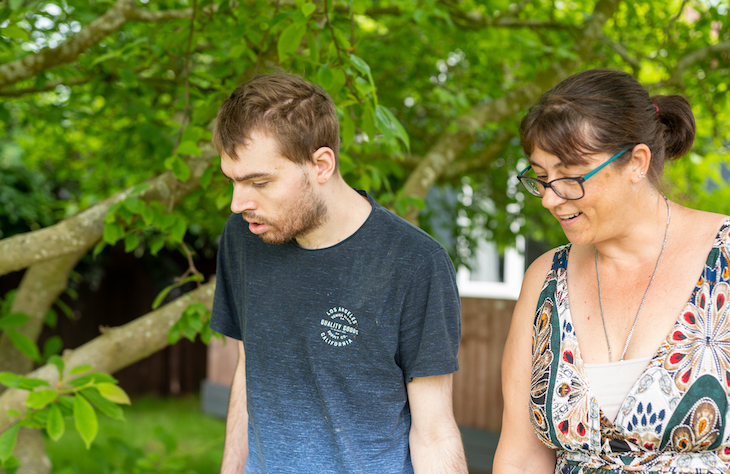 Daniel with Shireen, the manager at Didcot