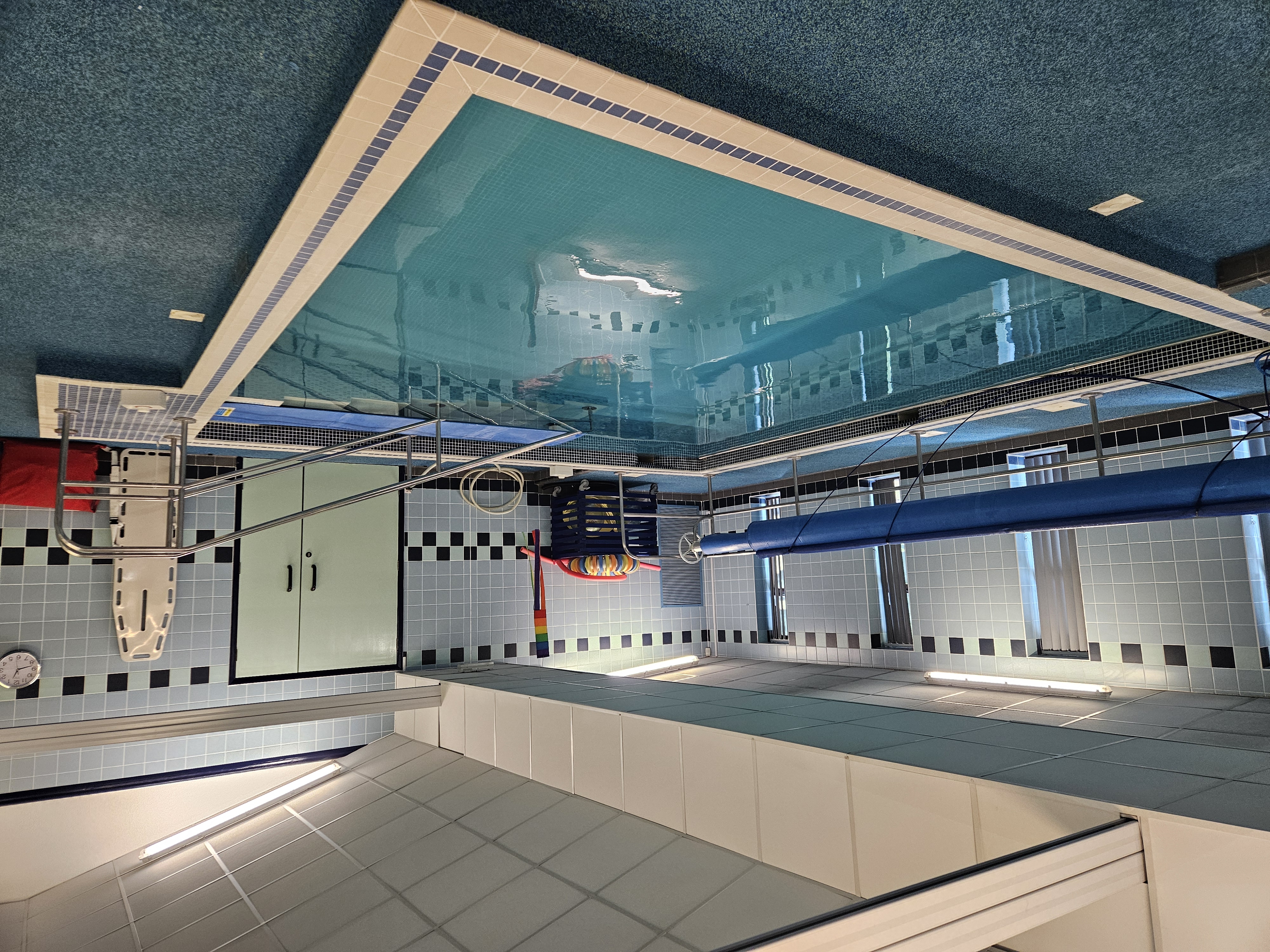 The refurbished hydrotherapy pool at Heather House