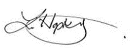Lisa Hopkins signature