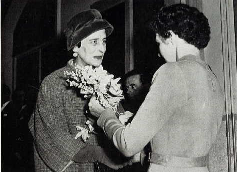Princess Marina visits the Royal School for the Blind