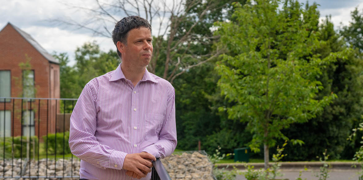 Scott Watkin BEM looking into the distance