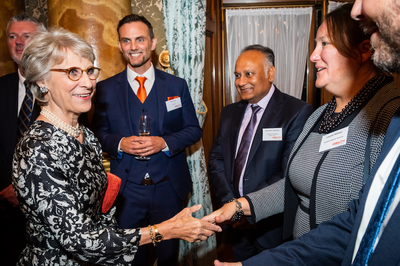 The Duchess of Gloucester meets supporters