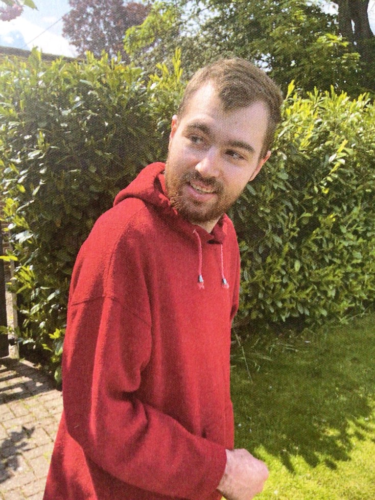 An old photo of Daniel smiling