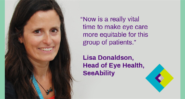 The new pathway aims to improve eye care for people with learning disabilities.