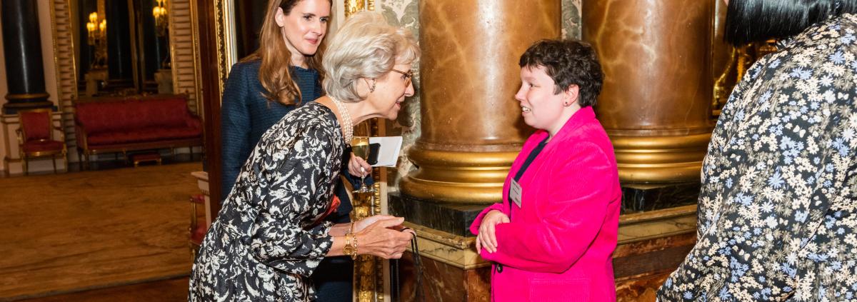 HRH The Duchess of Gloucester meets Beatrix