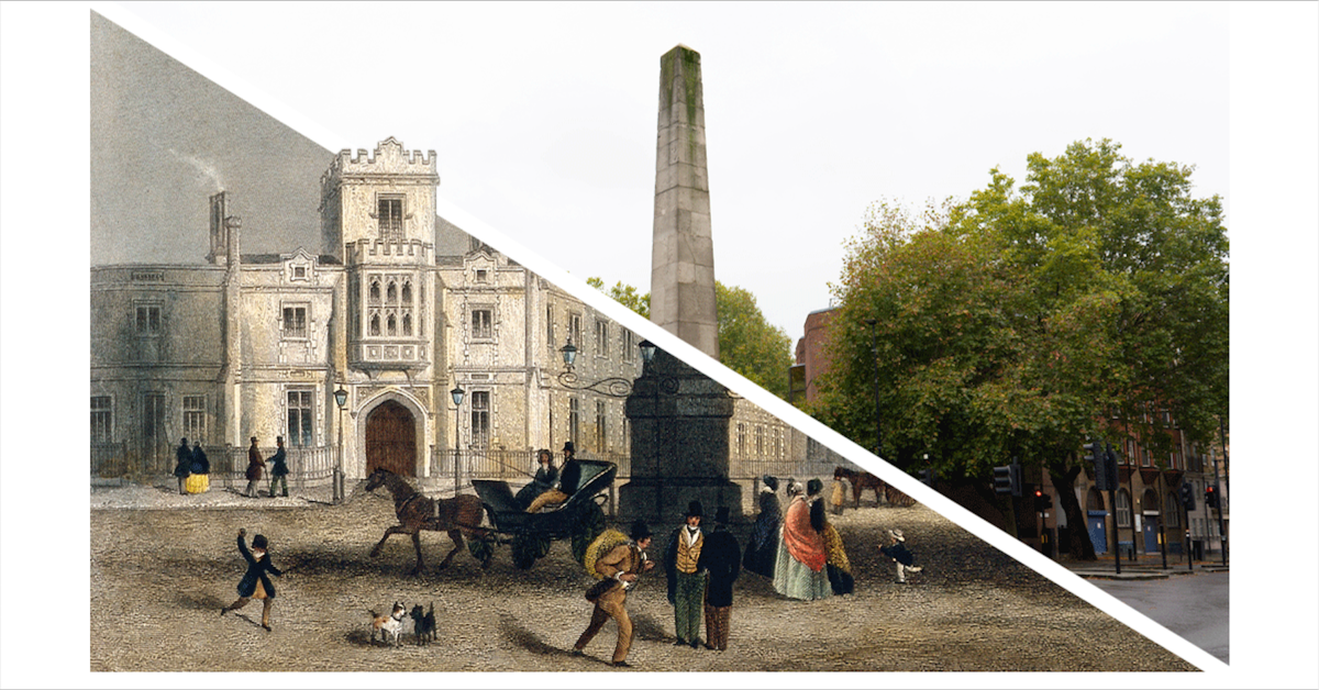 The old site for the School for the Indigent Blind