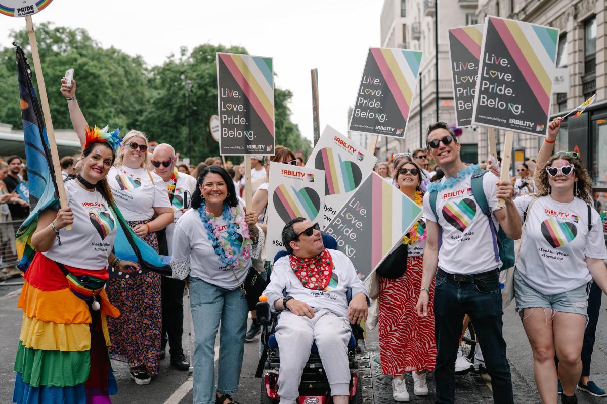 SeeAbility at London Pride 2024