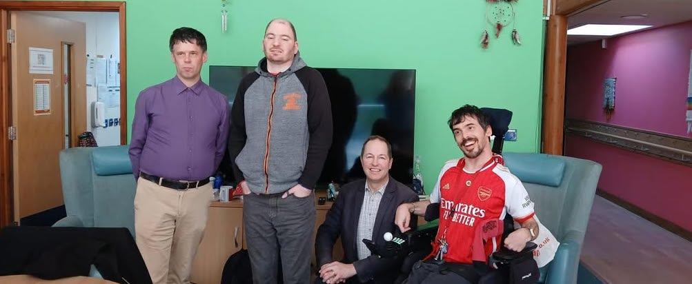 MP Richard Foord with the SeeAbility Team