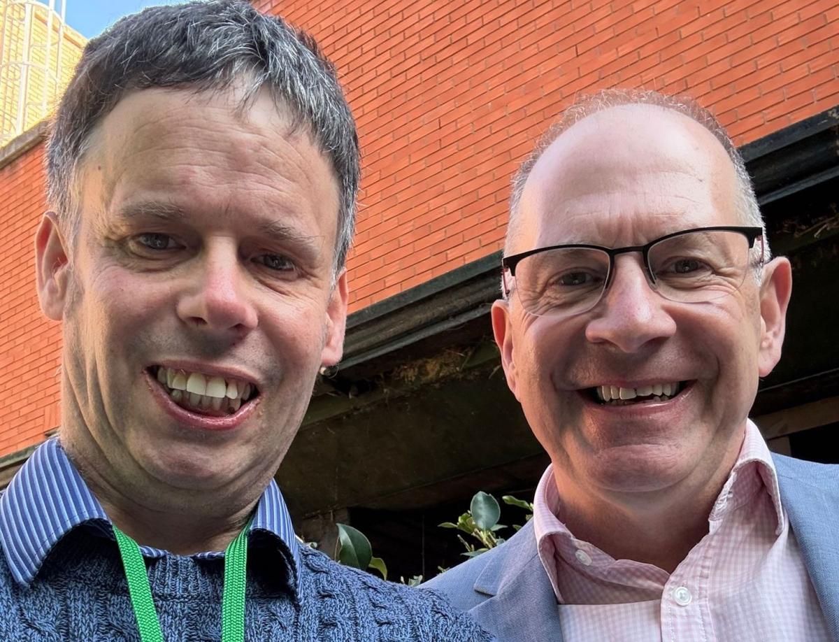 Scott Watkin with Lord Scriven