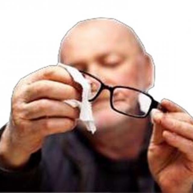 Cleaning glasses