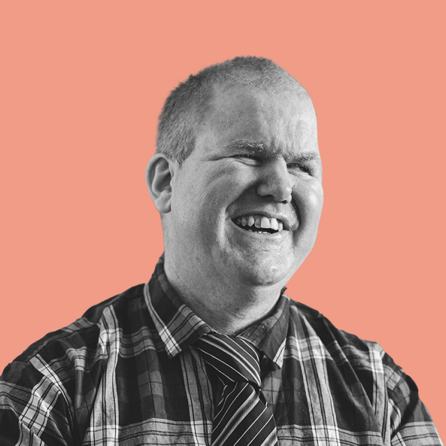Andrew smiling