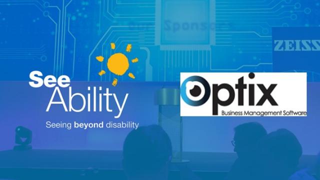 SeeAbility and Optix logos