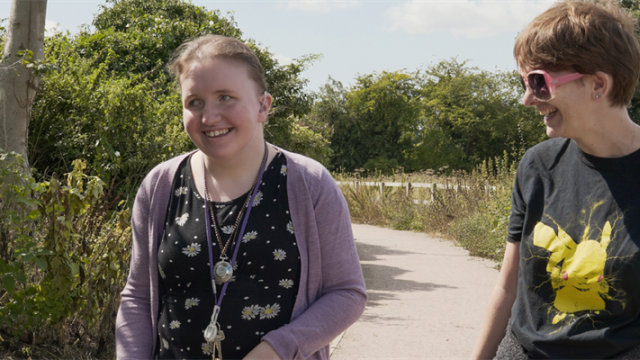 Kayleigh, a person we support