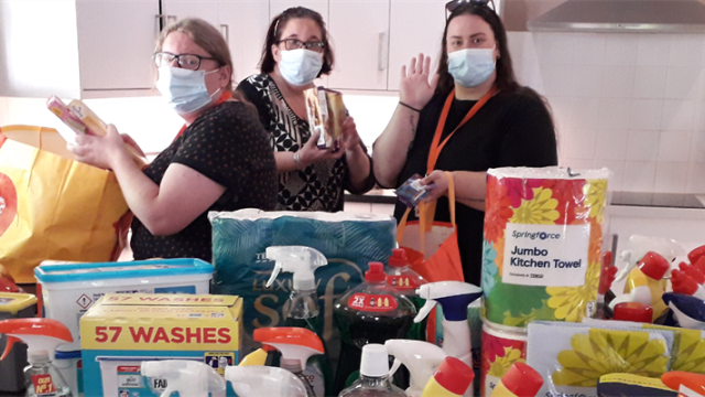 Lots of shopping bags