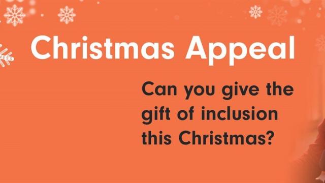  A poster that reads: Christmas Appeal