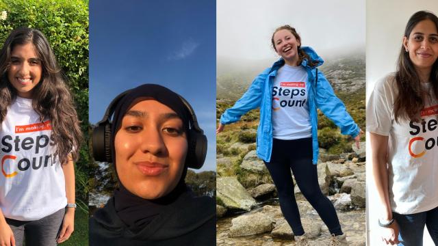 People at Steps Count for SeeAbility