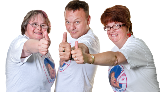 People doing a thumbs up