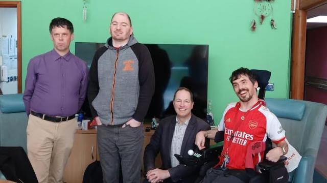 MP Richard Foord with the SeeAbility Team