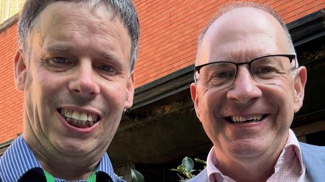 Scott Watkin with Lord Scriven