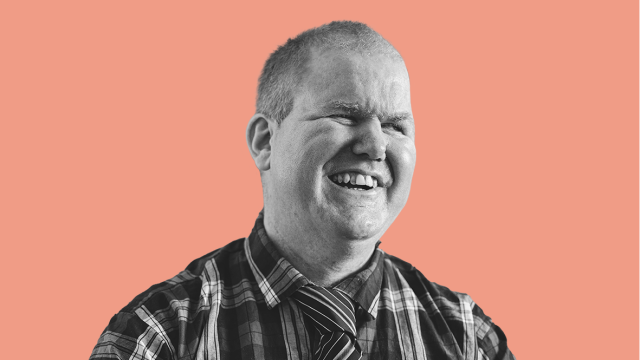Andrew smiling
